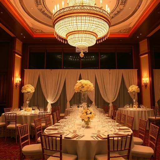 Fotografia de um casamento elegante em um salão de festas em São Paulo.